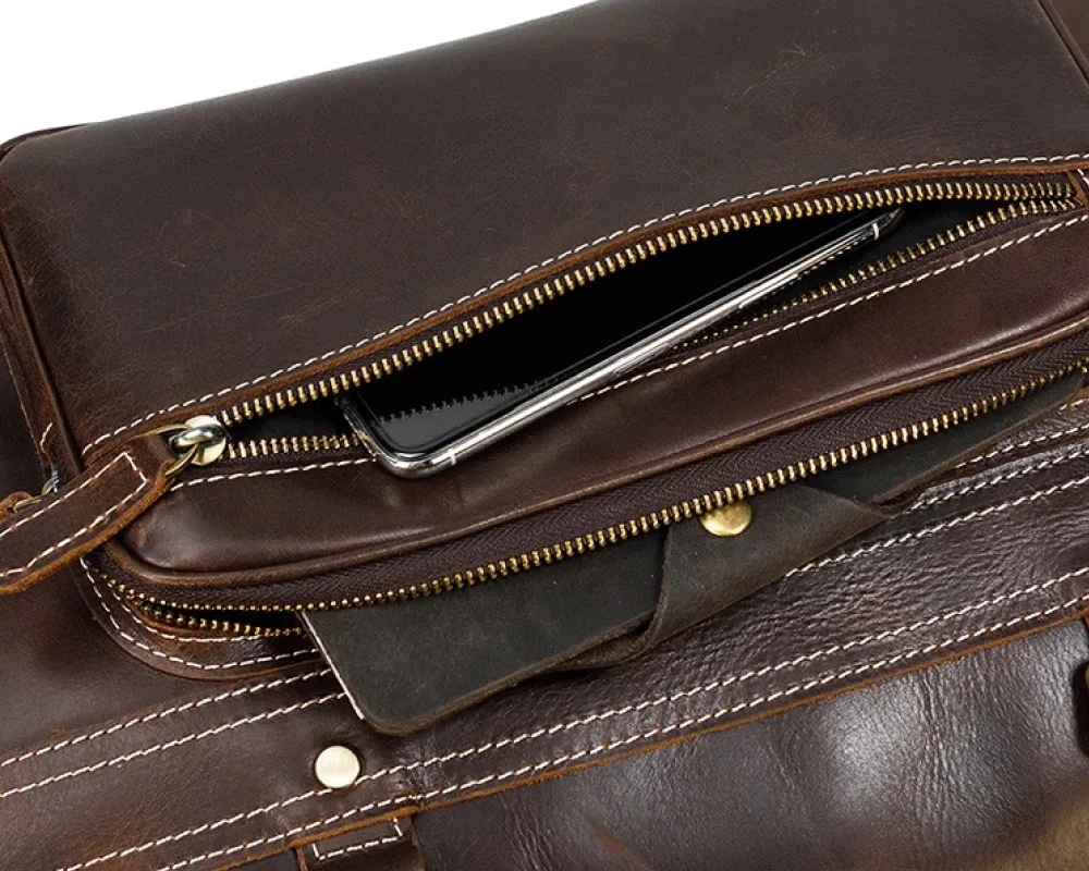 leather carry on duffel bag with wheels